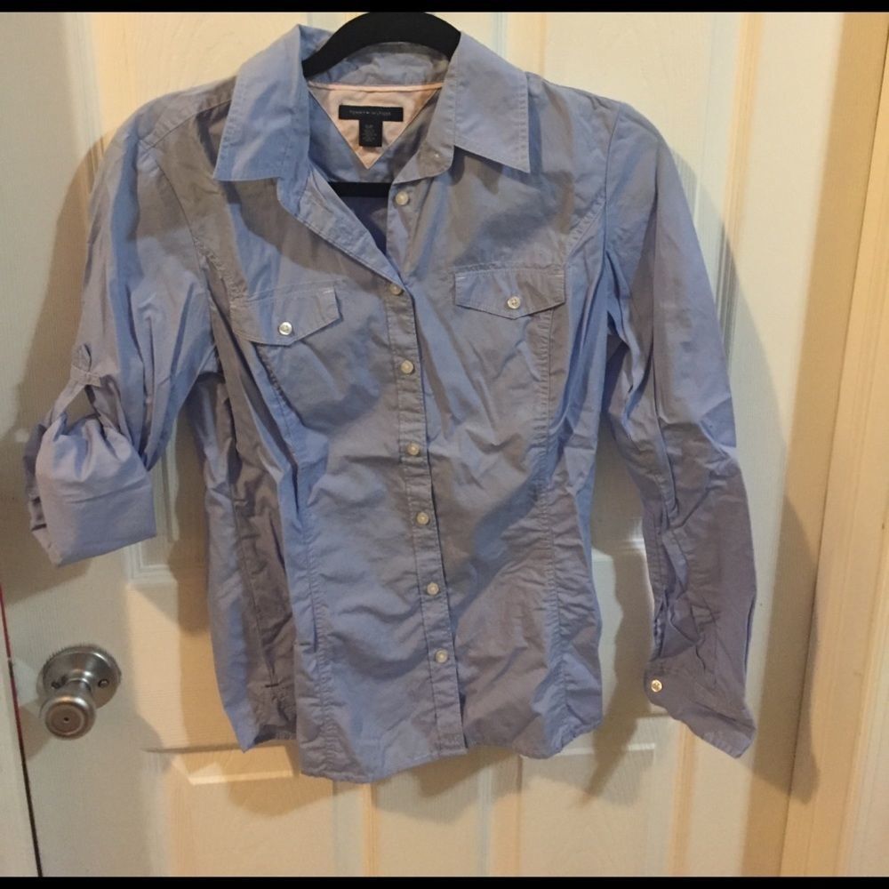 Tommy Hilfiger Roll Tab sleeve button up